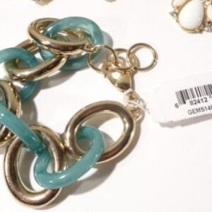 LEE BY LEE ANGEL 'SIGNATURE' MIXED MEDIA BRACELET